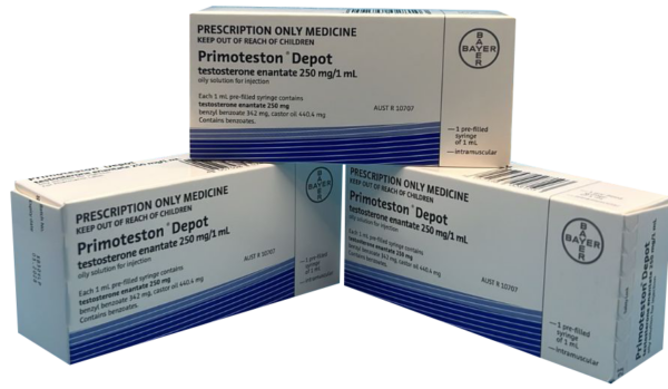 Bayer Primoteston Depot 250mg – 3 separate boxes